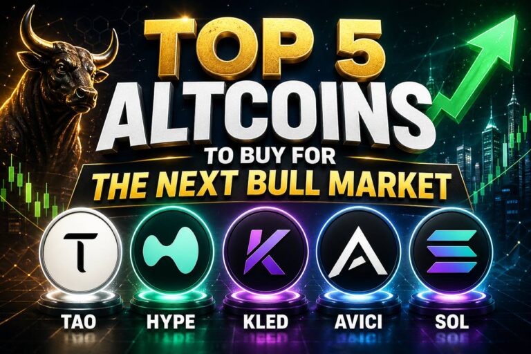 TOP 5 ALTCOINS TO BUY FOR THE NEXT BULL MARKET